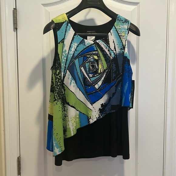 Bali Layered Geometric Tank - Picture 1 of 6